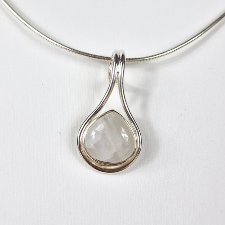 Pendentif Pierre de Lune, argent 925