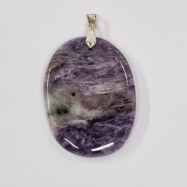 Pendentif Charoïte, argent 925