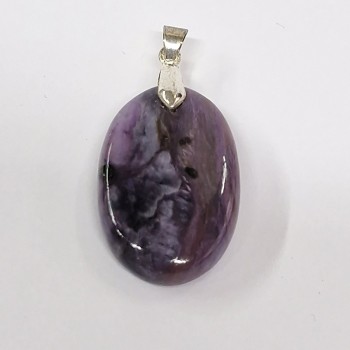 Pendentif Charoïte, argent 925