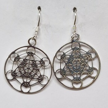 Boucles d'oreilles Œil de Tigre, argent 925