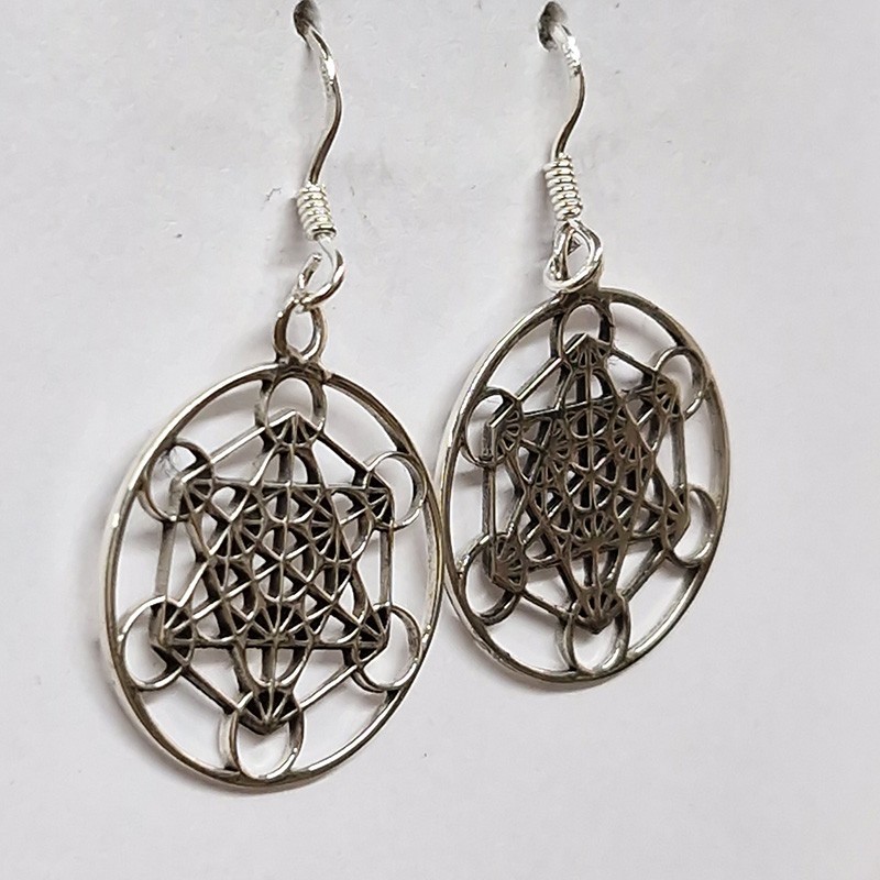 Boucles d'oreilles Œil de Tigre, argent 925