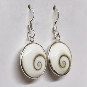 Boucles d'oreilles Œil de Sainte Lucie, argent 925