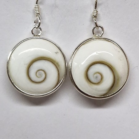 Boucles d'oreilles Œil de Sainte Lucie, argent 925