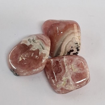 Rhodochrosite, pierre roulée