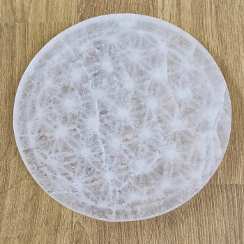Fleur de Vie, plaque de rechargement en Sélénite
