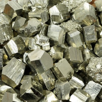 Pierre naturelle polie, pierre roulée,  Pyrite.
