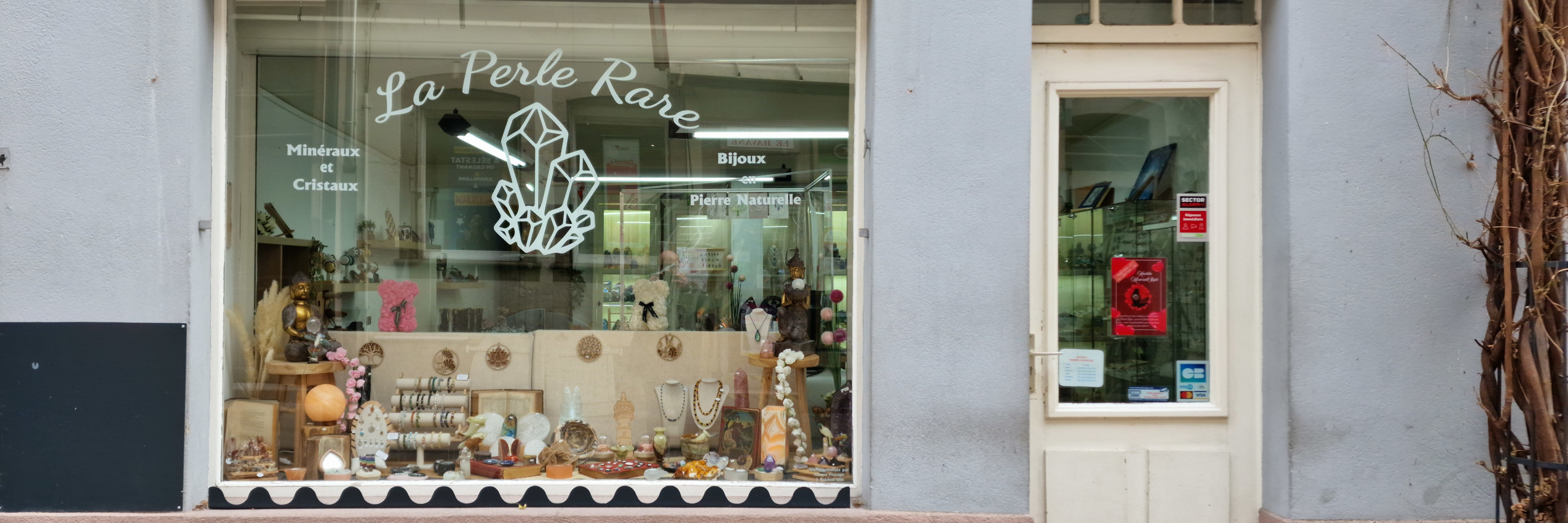 Devanture de la boutique La Perle Rare Devanture de la boutique La Perle Rare